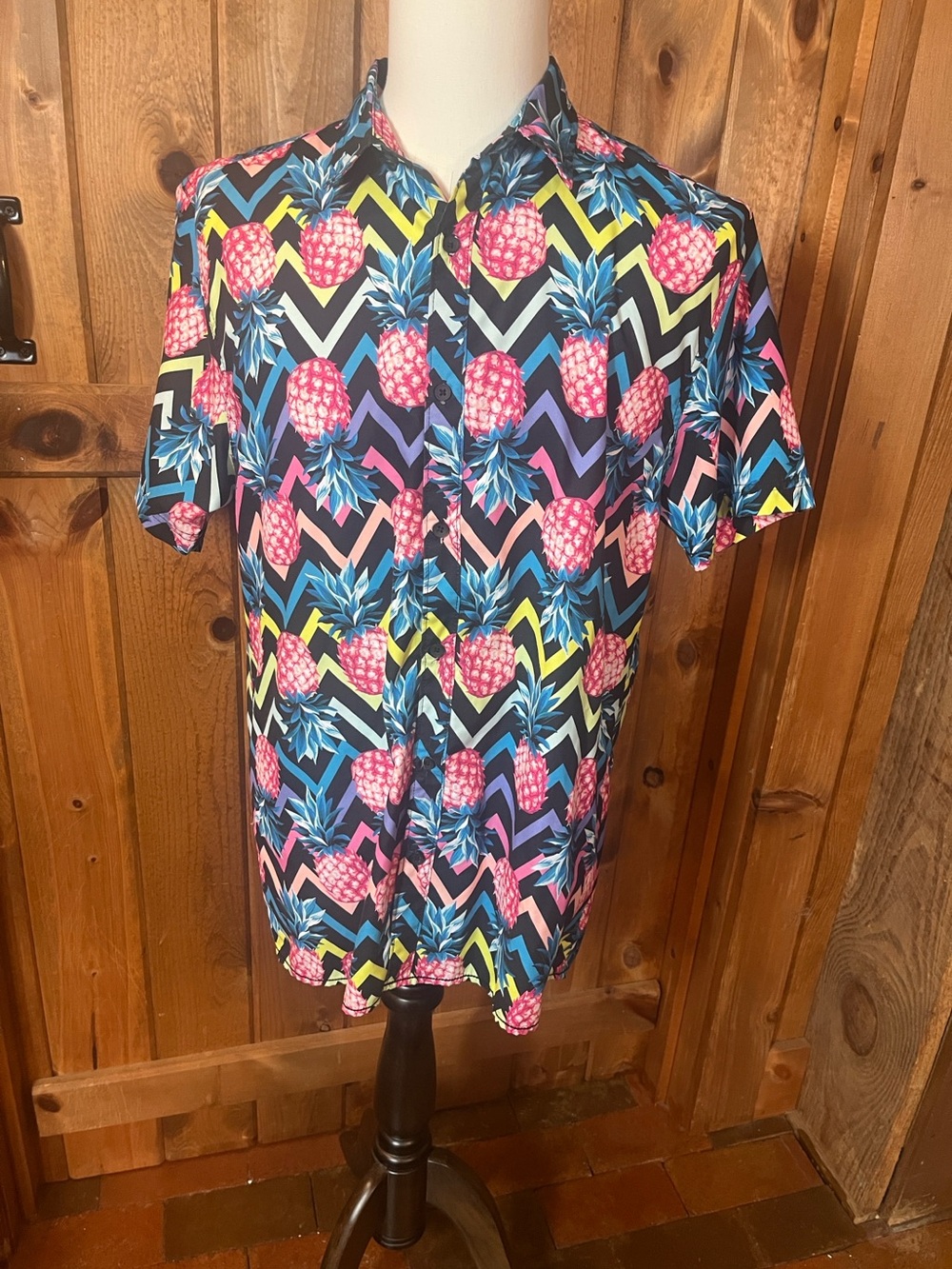 Surf Society Swimwear men’s XL short sleeve tropical shirt 3103